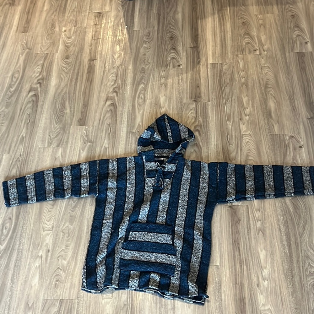 Blue Grey Drug Rug
